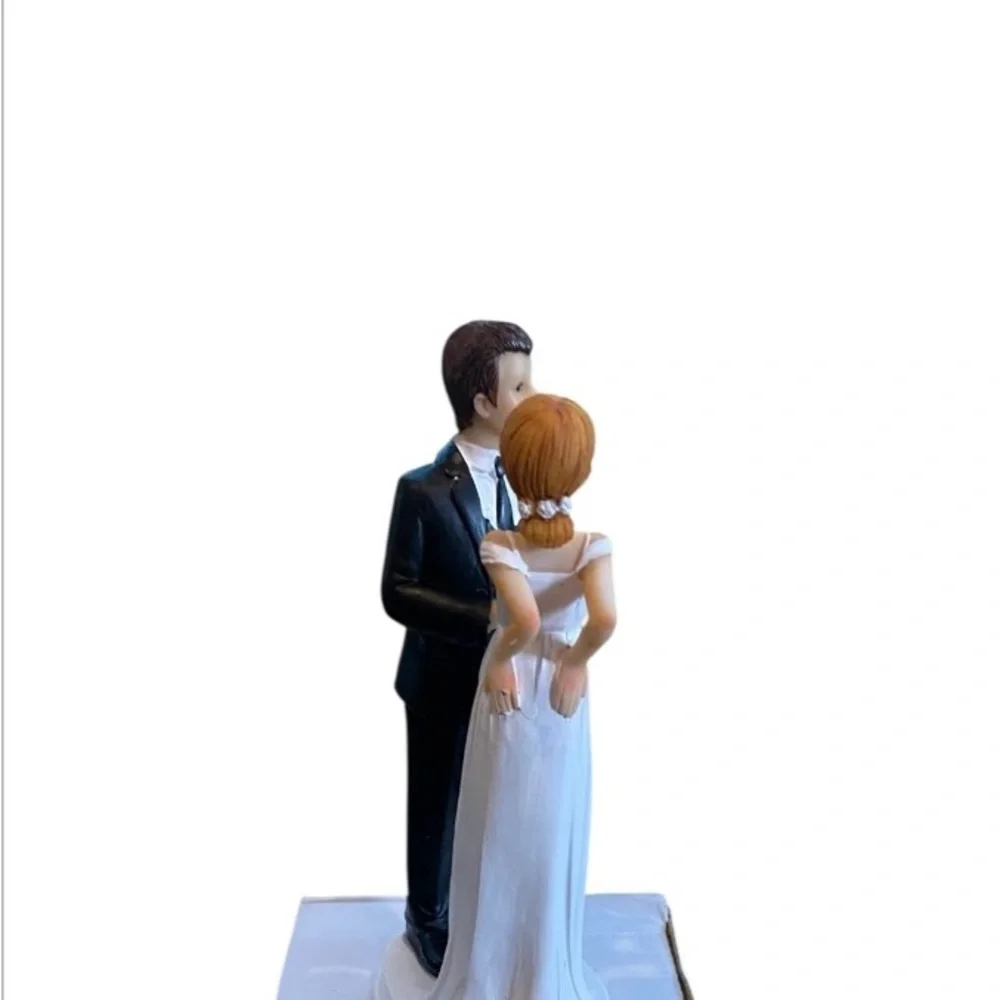 Wedding Cake Topper (Pregnant Bride & Groom) NIB